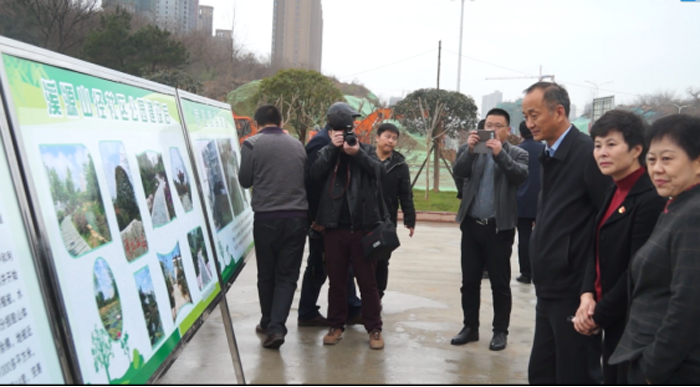 建设项目现场观摩 2月27日,全省城市建设管理工作会议在信阳市召开