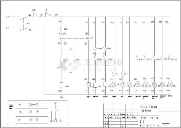 变频恒压供水系统成套设计图纸(共8张图)-图二